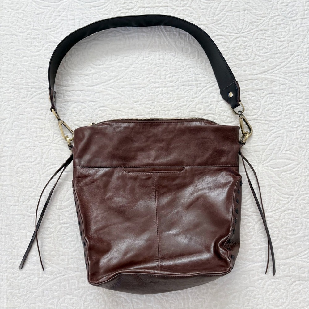 Hobo International Canyon Leather Shoulder Bag, Dark Brown